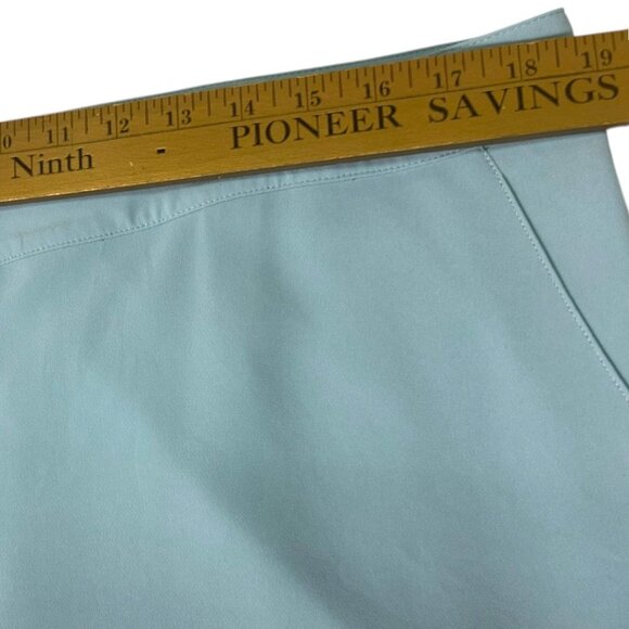St. John Light Blue Straight-Leg Trousers Dress Pants Slacks - Women's Size 12 - Picture 4 of 6